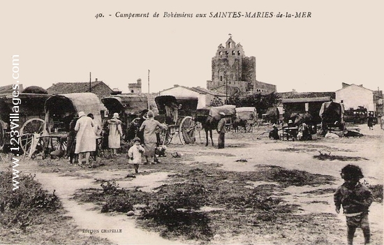 Carte postale de Saintes-Maries-de-la-Mer