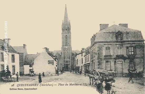 Carte postale de Questembert