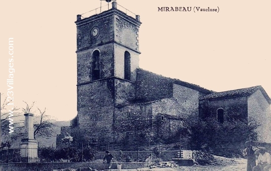 Carte postale de Mirabeau