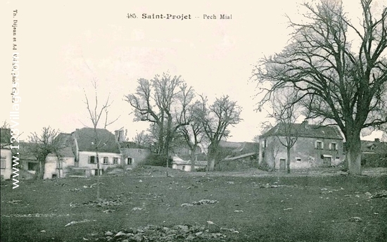 Carte postale de Saint-Projet