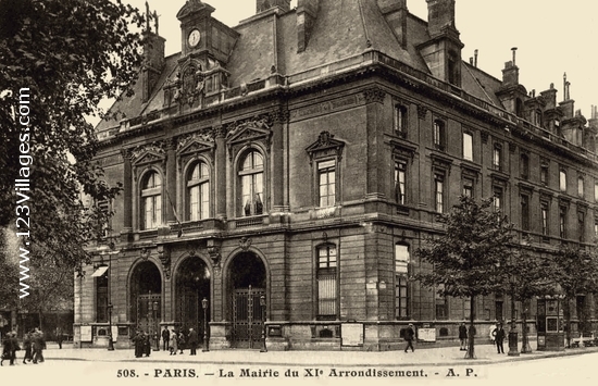 Carte postale de Paris 11ème arrondissement 